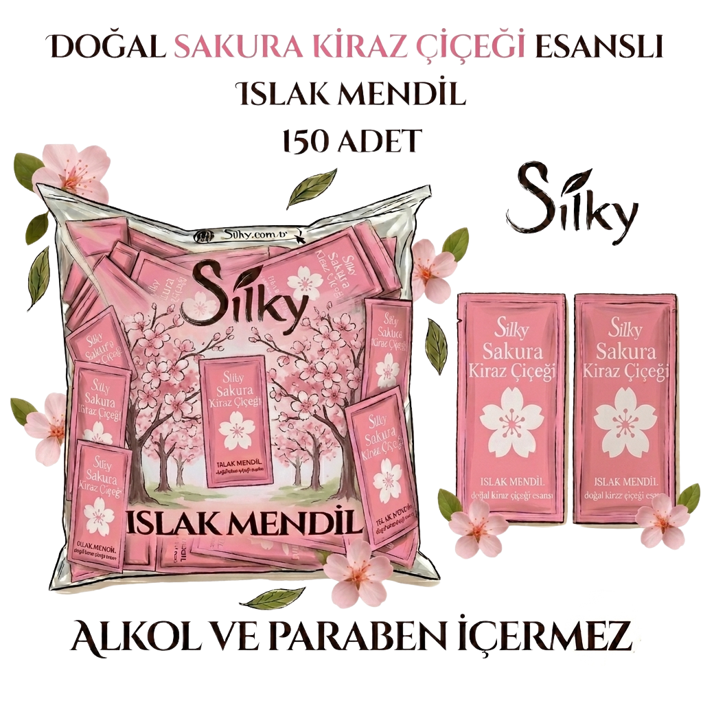 Silky Sakura Islak Mendil